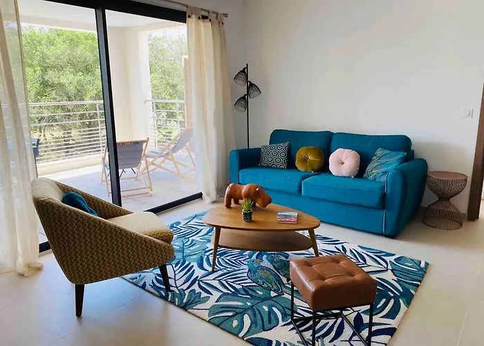 Apartment T2 Neuf 4 Personnes Avec Piscine/terrain Tennis